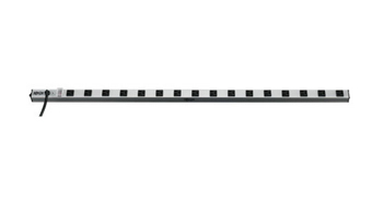 16-Outlet Industrial Surge Protector 15 Ft Cord 1650 Joules Metal Housing 48in. in. Length